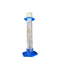 Measuring cylinder 25 ml glass with plastic base