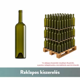   Bordolese Europea NL borospalack 0,75 liter, 316 mm – uvag – dugós (V 8008156, 9025910) – 1350 db