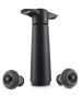 VacuVin Vacuum pump with 2 plugs Black