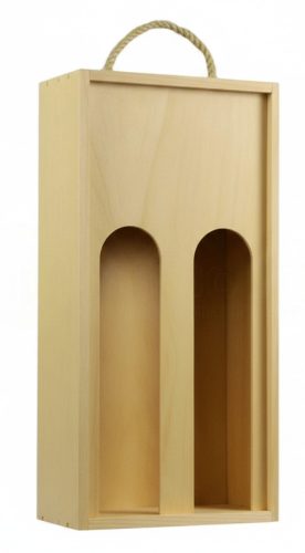 Držač boca vina drvena kutija 2 b,bl