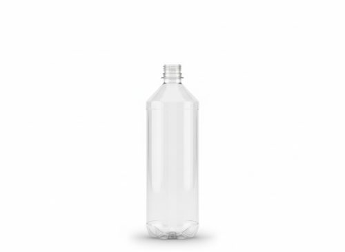 Sticla Pet 1 litru cilindru alb 31,5g 150buc/punga - /Pretul nu include capacul filetat!/