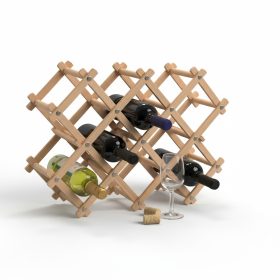 Stalak za vinske boce može se sklopiti