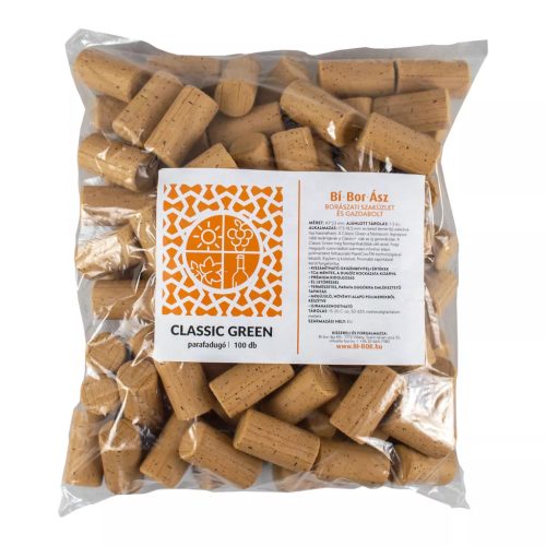 Prémium növényi alapú dugó  - Nomacorc Classic Green - 43*23 100db/csomag