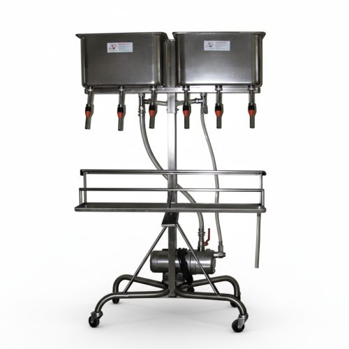 Filling machine SPAGNI 6-head half. bottle filler, with pump /RI 6 MEA/