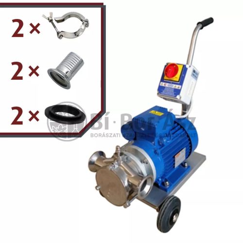 Gumilapátos szivattyú Zambelli T-110 230 volt