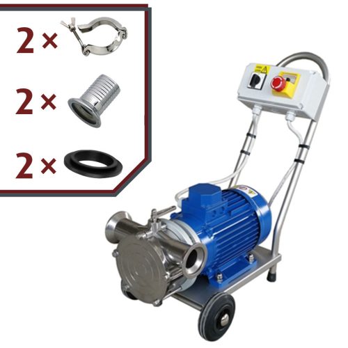 Gumilapátos cefreszivattyú Zambelli T-180 400 volt