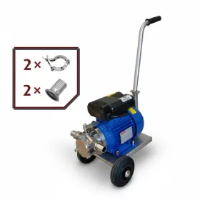 Gummikolbenpumpe Zambelli T-25 230 Volt - mit Wagen