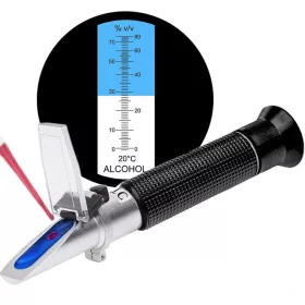 Refraktometer Alkoholfestigkeit 0-80