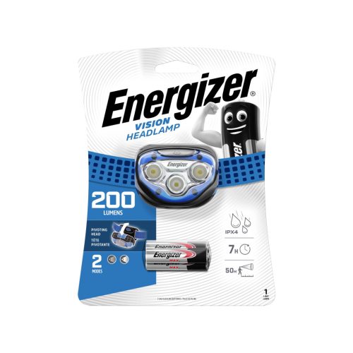 Lámpa,fej, led headlight 200 Lumens Energizer