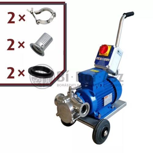 Gumilapátos szivattyú Zambelli T-70 400 volt