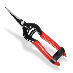 Szüretelő olló hajlított