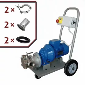   Gummiflügelpumpe Zambelli T-110 2 Geschwindigkeiten. 400 Volt
