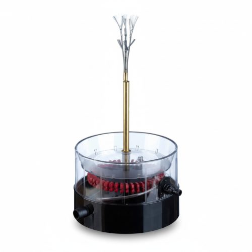 Semi-automatic bottle washer with running water