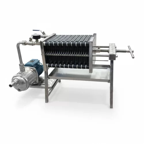 Sheet filter machine 200*200 16 sheets Hobbi II + Calpeda pump