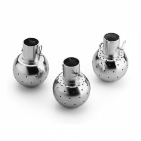 Mosógömb 28*26/65 teli lyukas inox