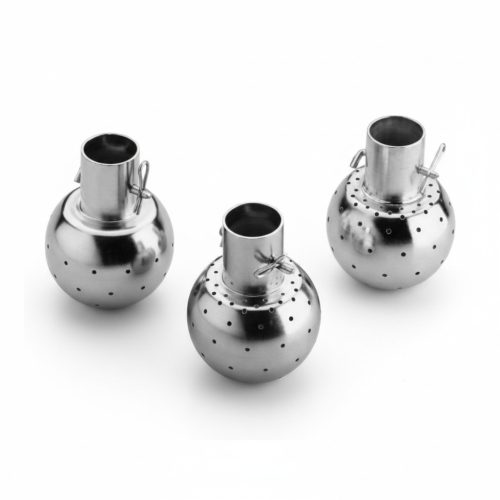 Mosógömb 28*26/65 teli lyukas inox