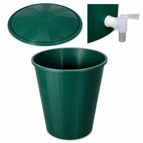 Regenwassertank mit Zapfhahn und Deckel 200 L (E150210V)