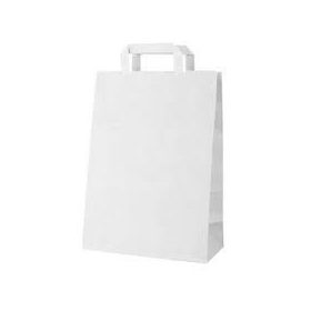 Borospalack tartó papírtáska fehér 2-es