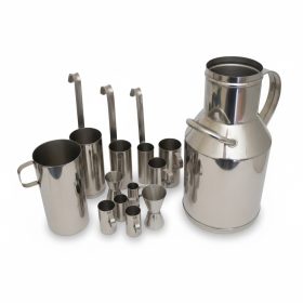 Mjerna posuda nehrđajuća 5 litara autentična