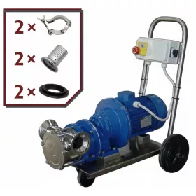 Gummikolben-Maischepumpe Zambelli T-250 2-Gang. 400 Volt