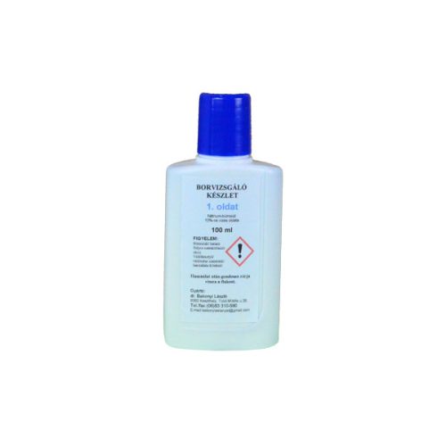Borteszt anyag 1-es eredeti (Nátrium-hidroxid) - 100 ml