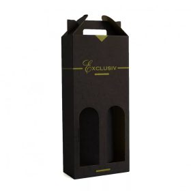 Kartonska kutija vino 2 EXCLUSIVE crna