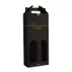 Pappkarton mit Wein 2 EXCLUSIVE schwarz