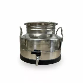 Kanna INOX füles  10 literes, csappal