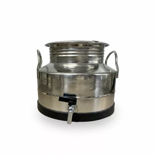 Kanna INOX füles  10 literes, csappal
