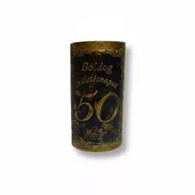 Plakett 50 év téglalap arany