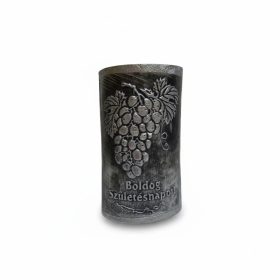 Placa zi de nastere dreptunghi argintie