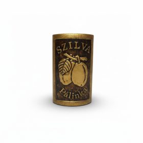 Placa prune dreptunghi auriu