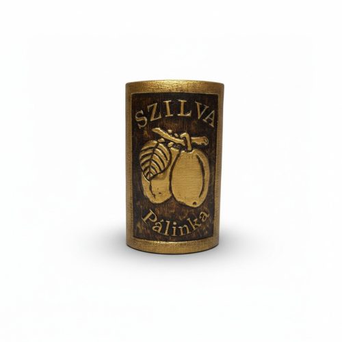 Placa prune dreptunghi auriu