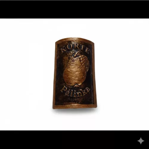 Placa pere dreptunghi bronz