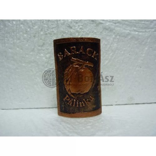 Plakett barack téglalap bronz
