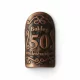 Plakett 50 év kicsi ovál bronz