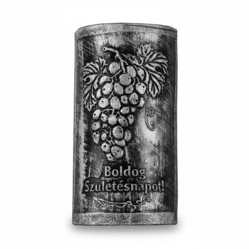 Placa ziua de nastere struguri scut argintiu