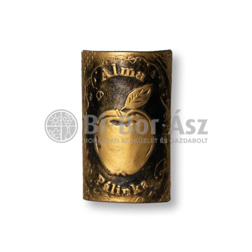 Plakett alma téglalap arany