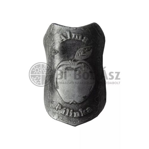 Plakett alma pajzs ezüst