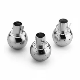 Waschkugel 32*30/65 voll mit Löchern INOX