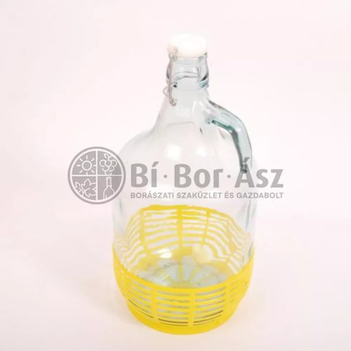 Üvegballon DÁMA 5l csatos /Az ár tartalmazza a csatot!/