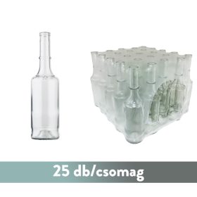   BP Bordói pálinkás színtelen dugós 0.5 liter MO (25db/csomag)