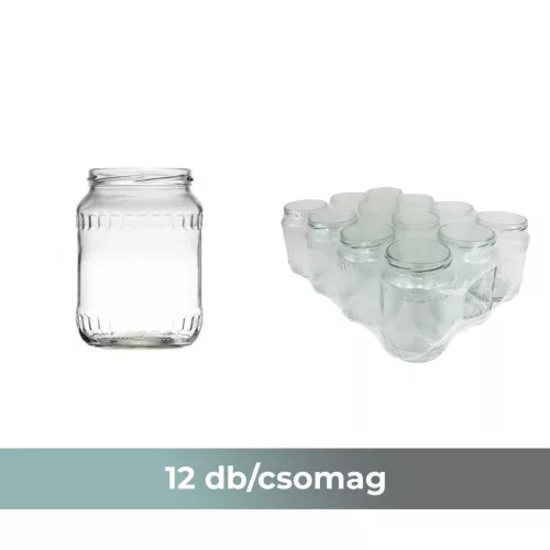 Konzerves üveg 720 ml-es IMP /Az ár a tetőt nem tartalmazza/ (12db-os kiszerelés)