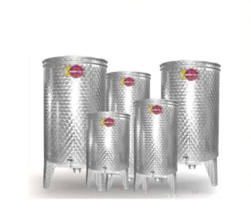 Tartály 400 lit-es saválló EZIO 3 csap 3/4"-3/4"-3/8" 610 mm (EZVk-400-3) AJÁNDÉK PARAFFINOLAJJAL!