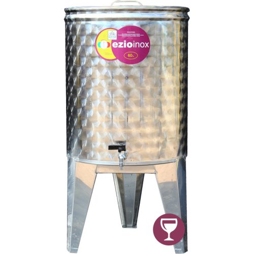 Tartály 60 lit-es saválló EZIO 1 csap 1/2" 385mm (EZV-60) AJÁNDÉK PARAFFINOLAJJAL!