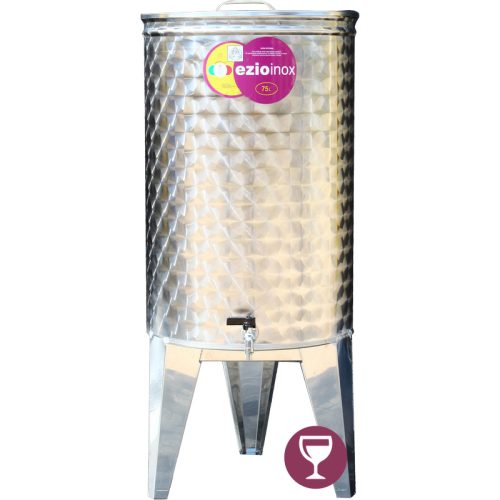 Tartály 75 lit-es saválló EZIO 1 csap 1/2" 385 mm (EZV-75) AJÁNDÉK PARAFFINOLAJJAL!