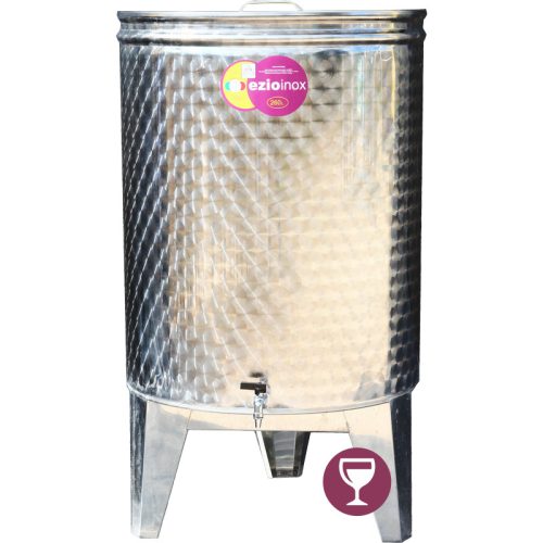 Tartály 260 lit-es saválló EZIO 1 csap 3/4"  610 mm (EZV-260) AJÁNDÉK PARAFFINOLAJJAL!