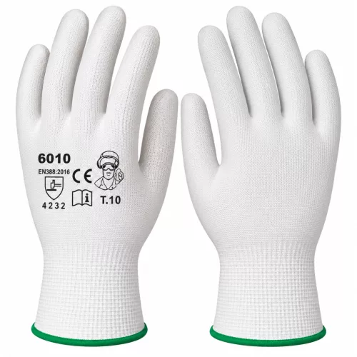 White mechanic with gloves PD-313-W 8