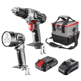   Akkus Fúró-csav+Lámpa 1*18v 2.0a Li-I Ak Graphite (358G016)