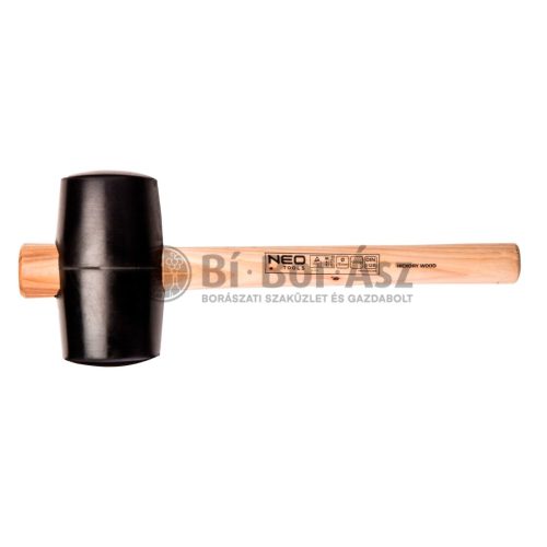 Gumikalapács 90mm/1200g fanyelű Neo Tools (25-054)